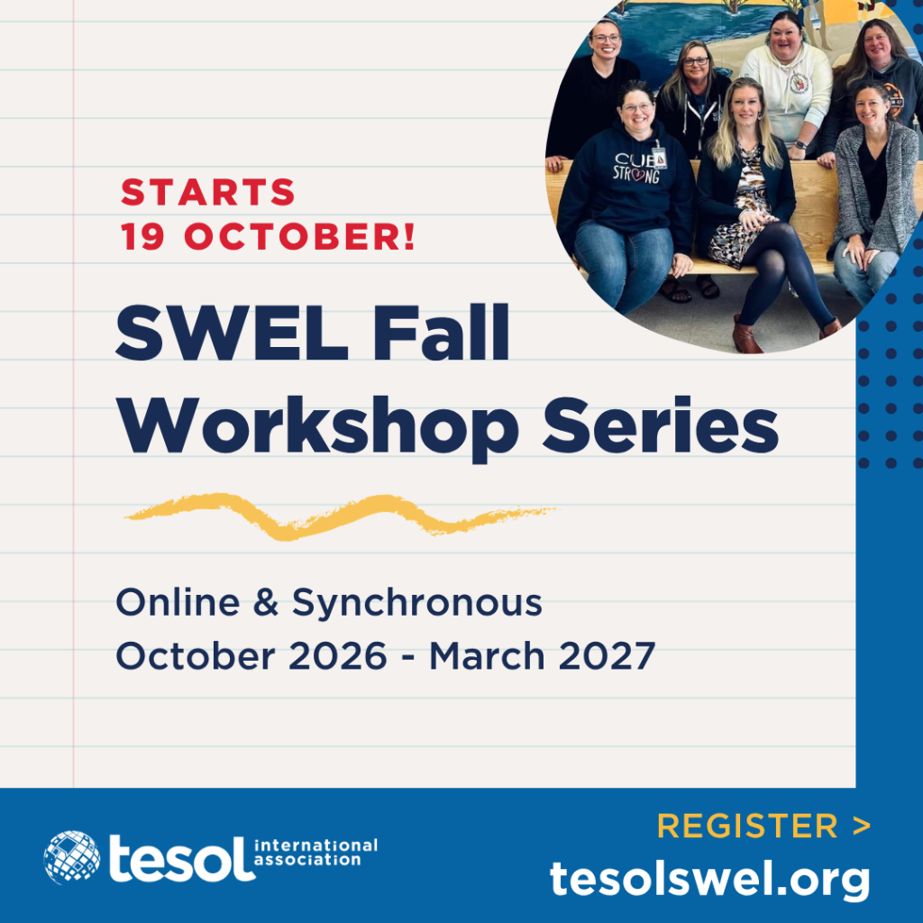TESOL SWEL - Register for the Fall 2026 cohort!