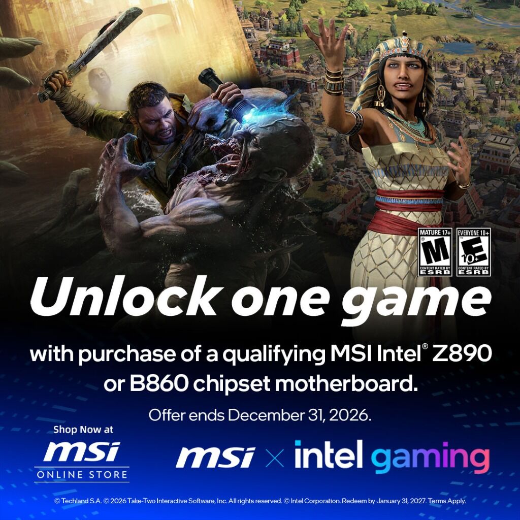 Socials | MSI Z890 / B860 Game Bundles!