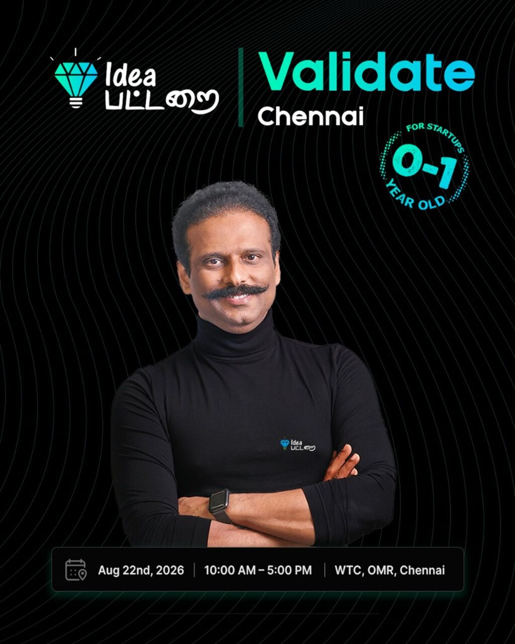 Register: Validate Workshop (22nd Aug). For 0&rarr;1 year old startups