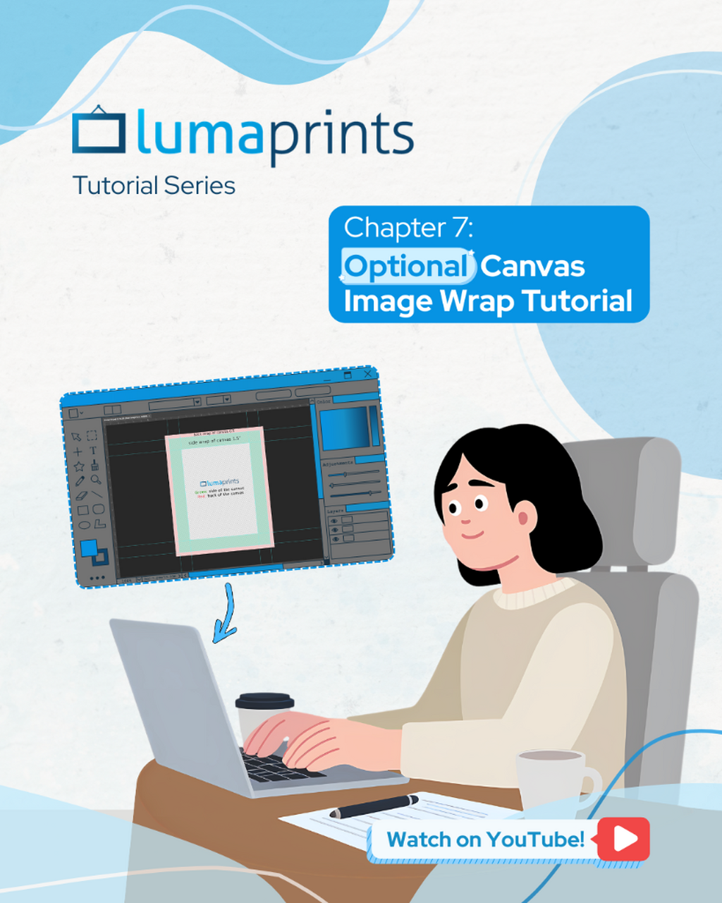 Lumaprints Tutorial Series 7 - Canvas Wraps and Optional Image Wrap Tutorial