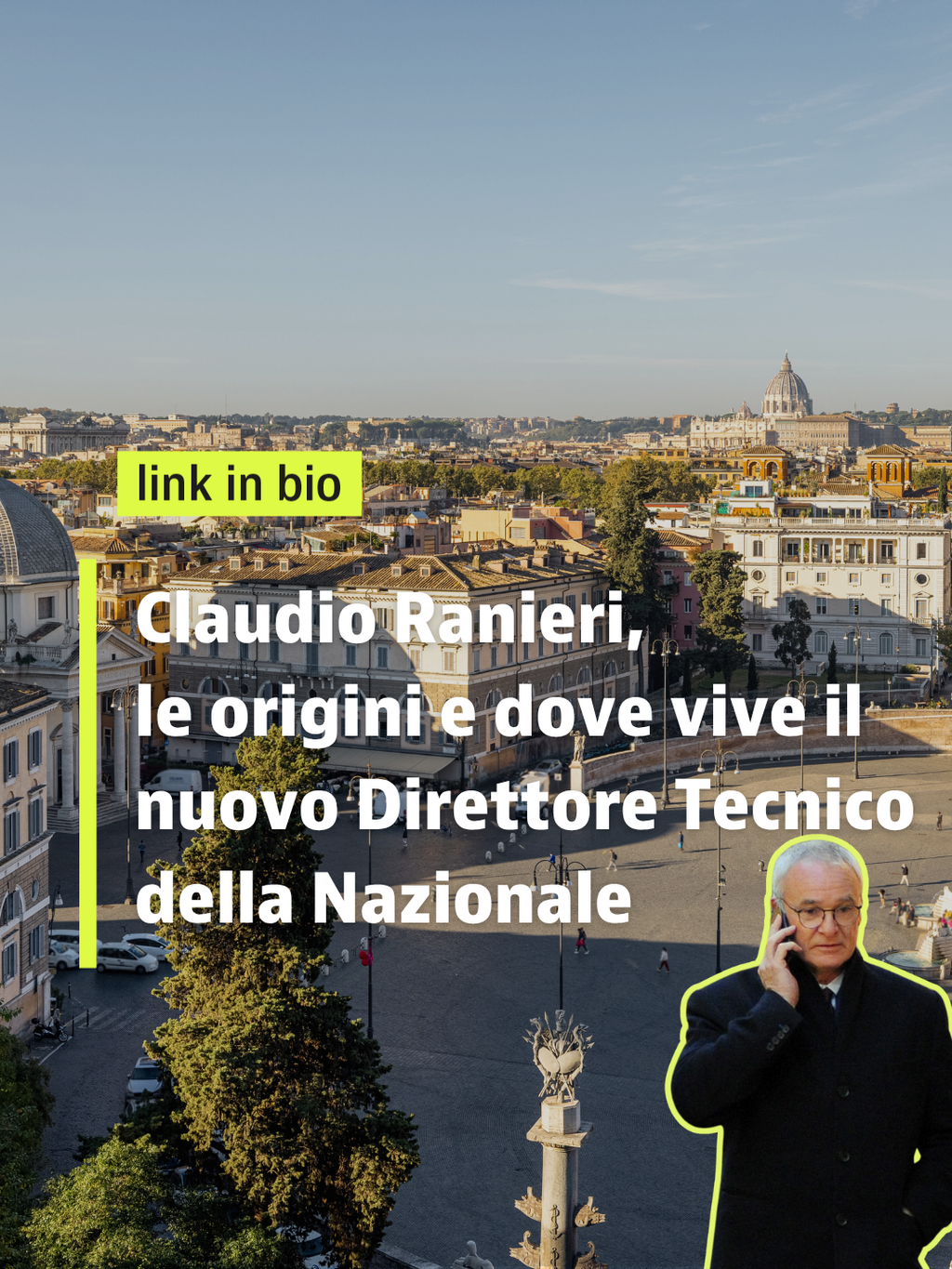 Claudio Ranieri, dove vive il nuovo Direttore Tecnico della Nazionale