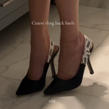 Dior slingback heels 