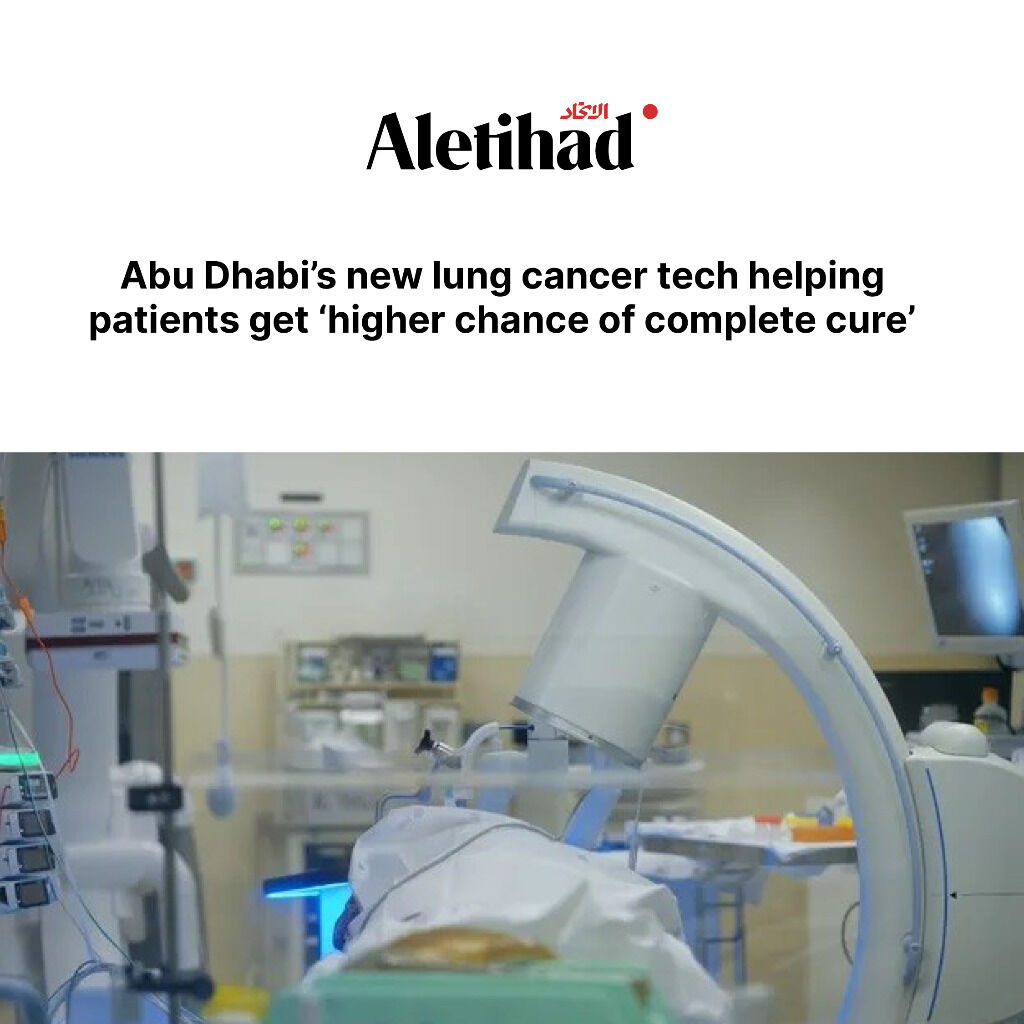 Abu Dhabi's new lung cancer tech helping patients get 'higher chance of complete cure' 