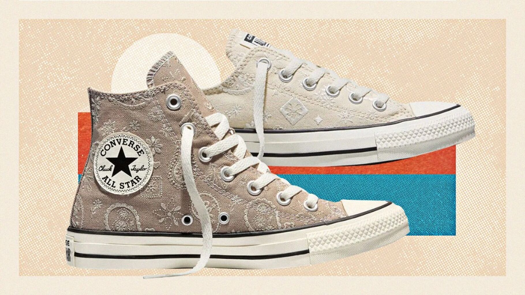 LOOK: The Classic Converse Chucks Get the Pretty Paisley Treatment