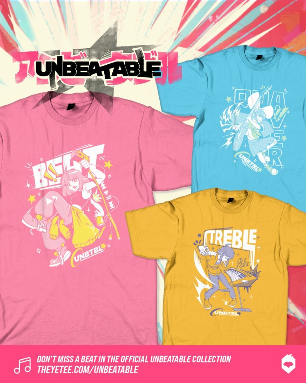 It's Time for an Encore from Unbeatable with New Tees!
