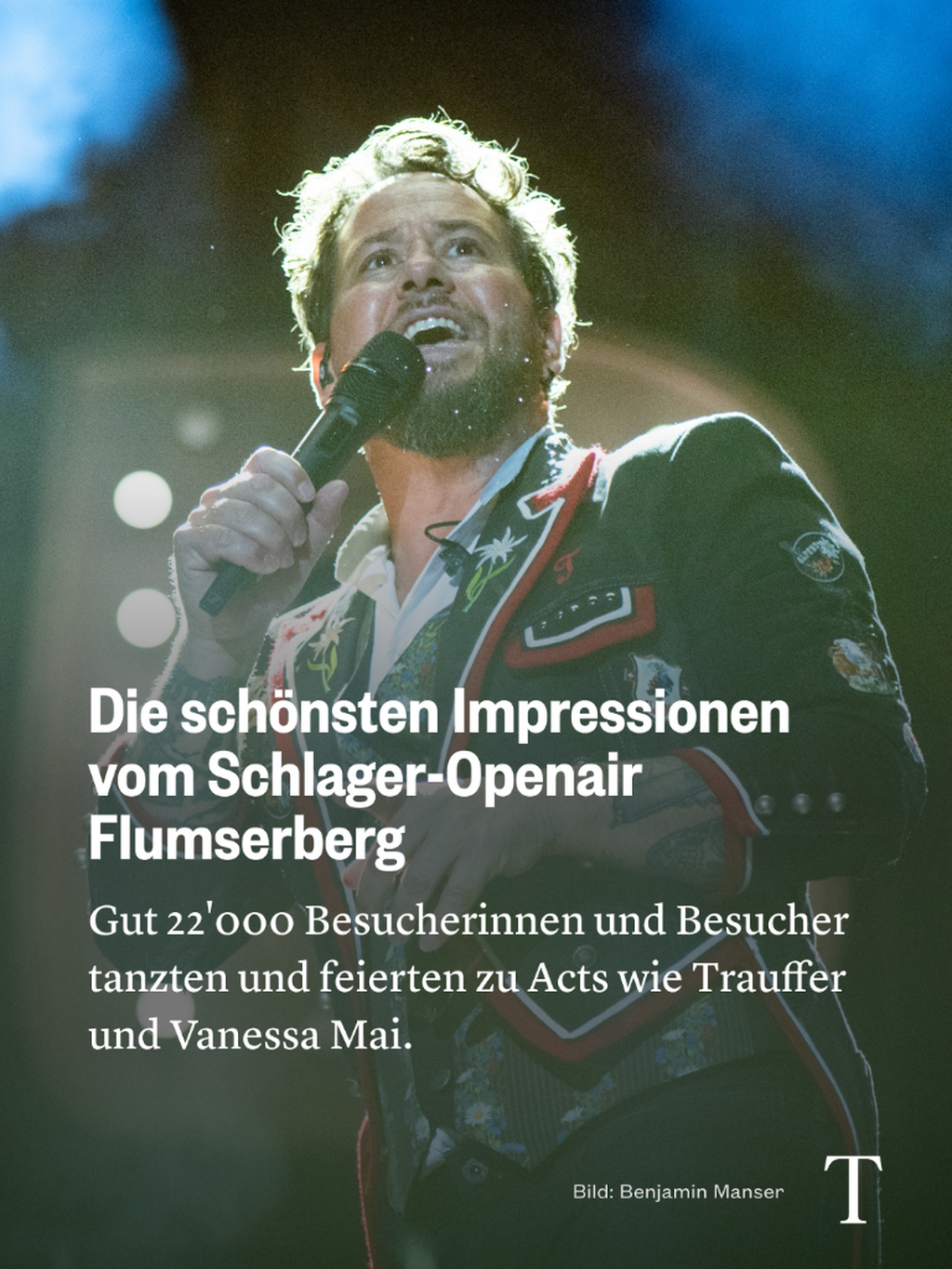 Volksheld Trauffer, Powerfrau Mai: So verlief das Schlager-Openair Flumserberg