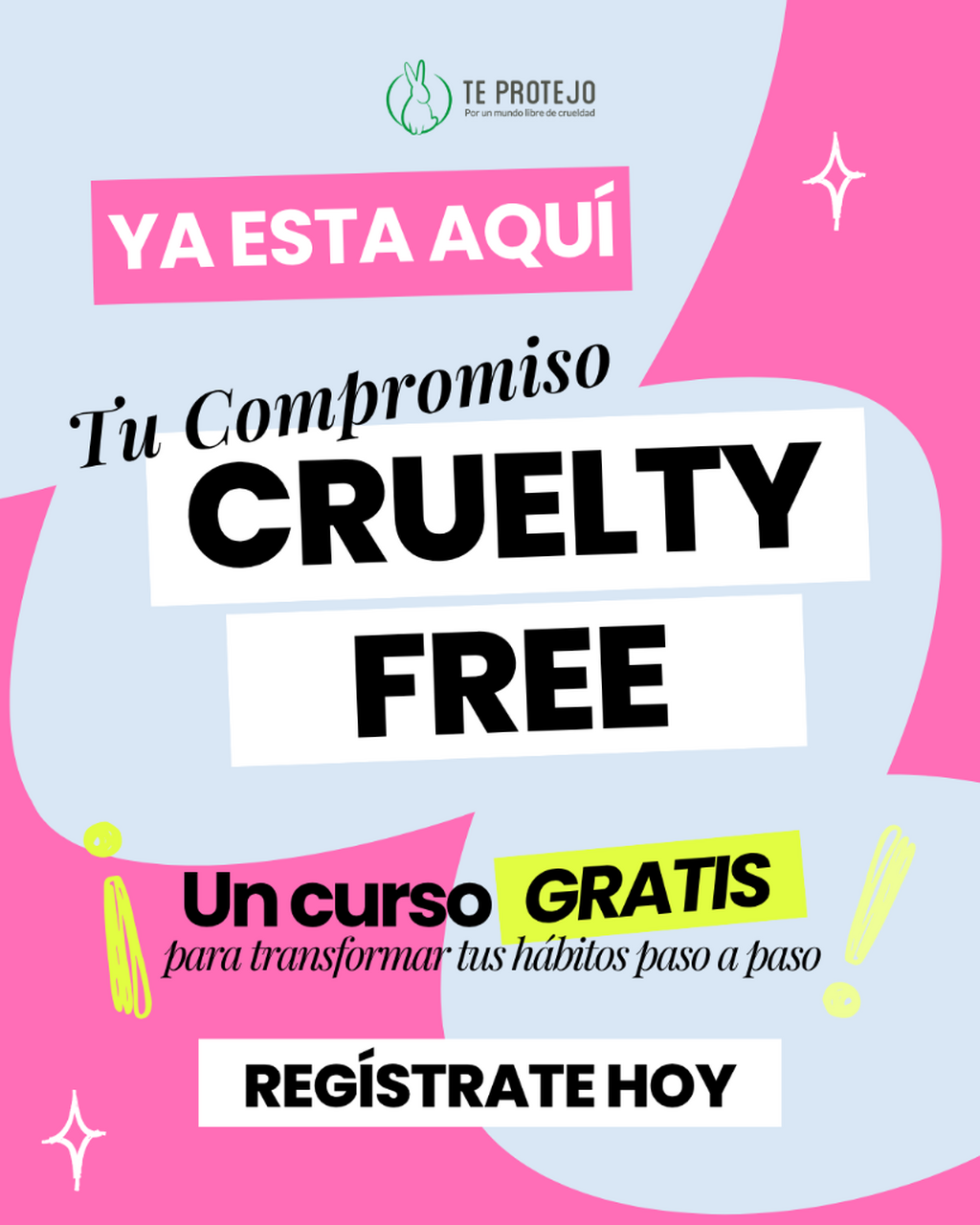 Reg&iacute;strate en Tu Compromiso Cruelty Free