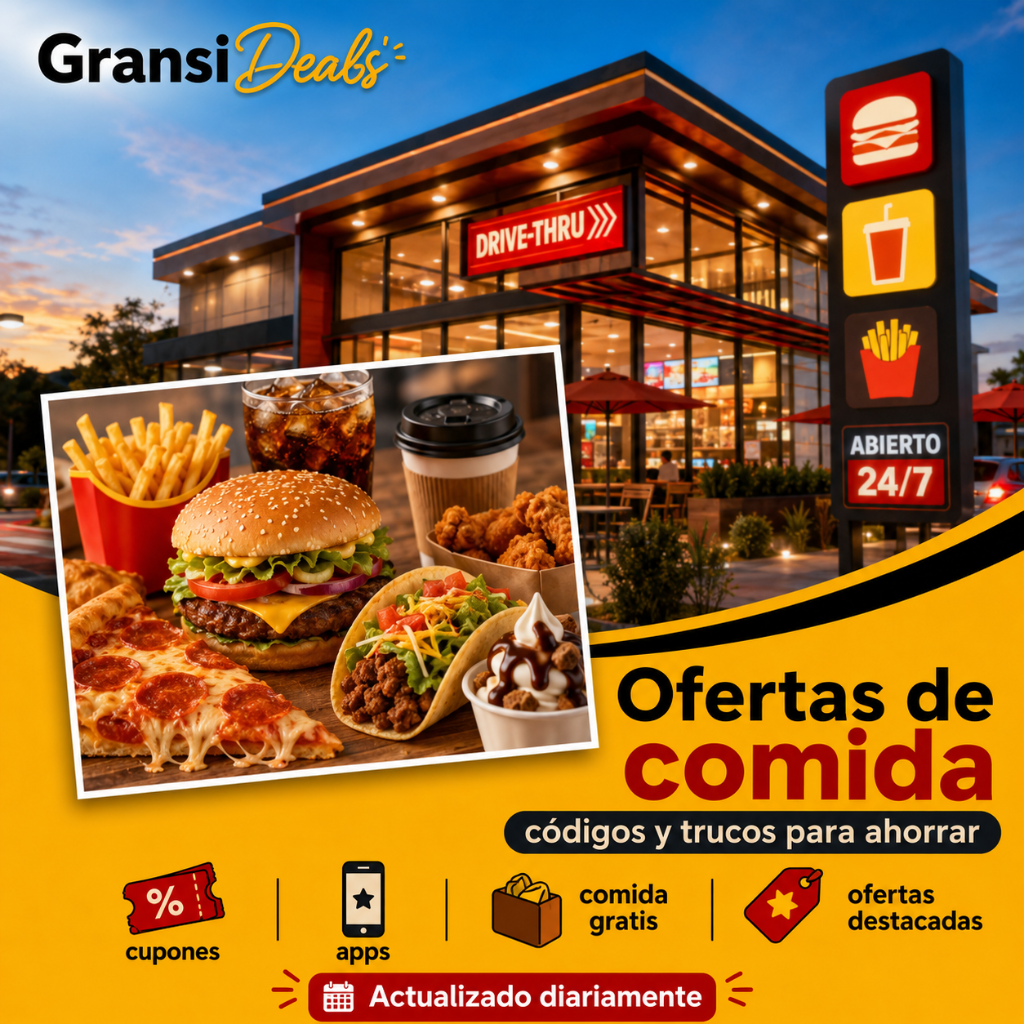 Todas las Ofertas de Comida AQUI