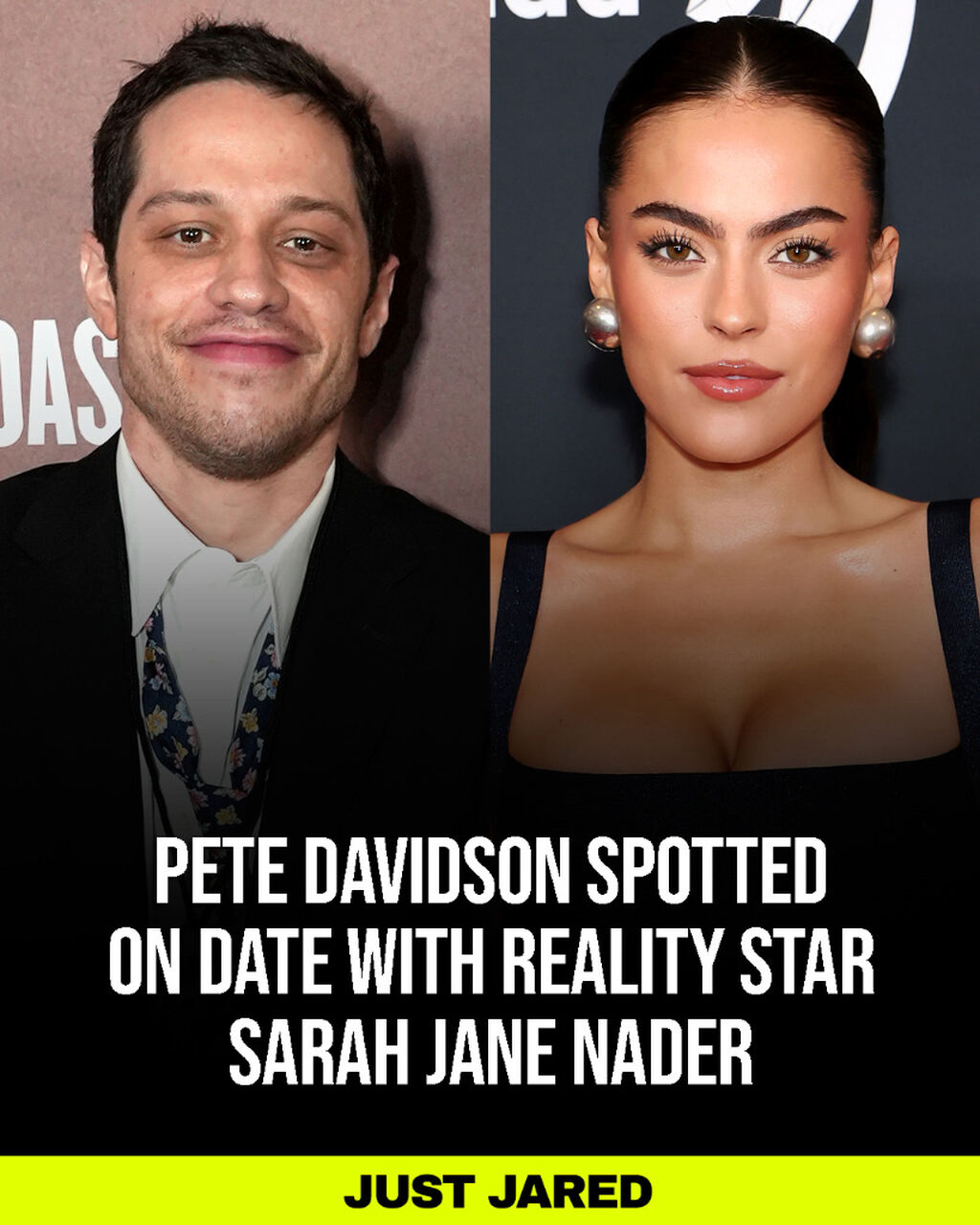Pete Davidson Spotted on Date with Sarah Jane Nader from Hulu&rsquo;s &lsquo;Love Thy Nader&rsquo; Series