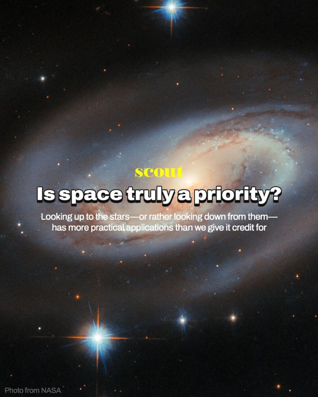 Is space truly a priority?