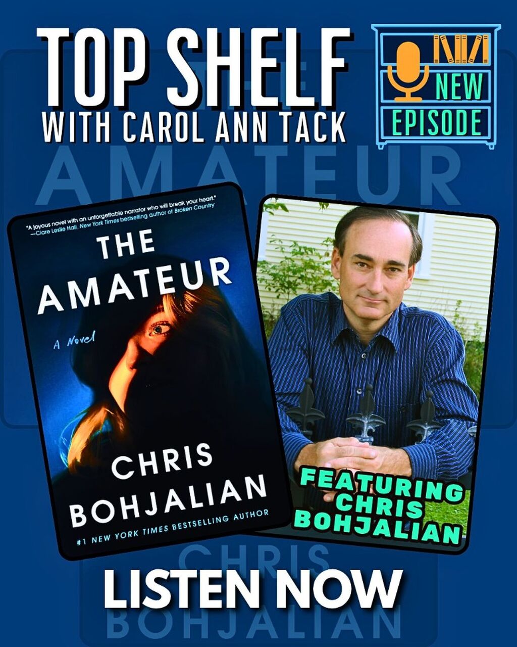 E176: Interview with Chris Bohjalian, author of The Amateur