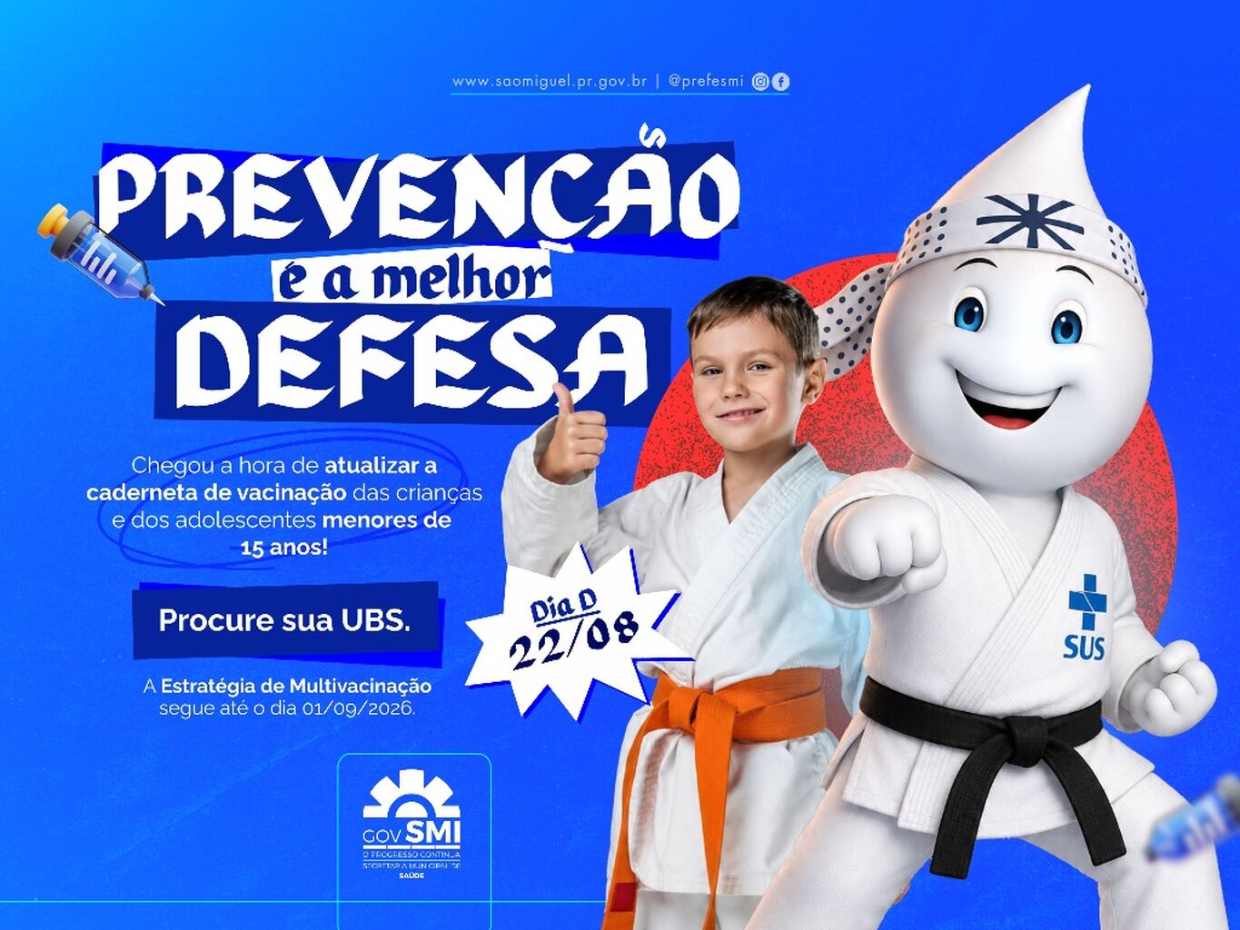 Governo Municipal realiza Estrat&eacute;gia de Multivacina&ccedil;&atilde;o para crian&ccedil;as e adolescentes