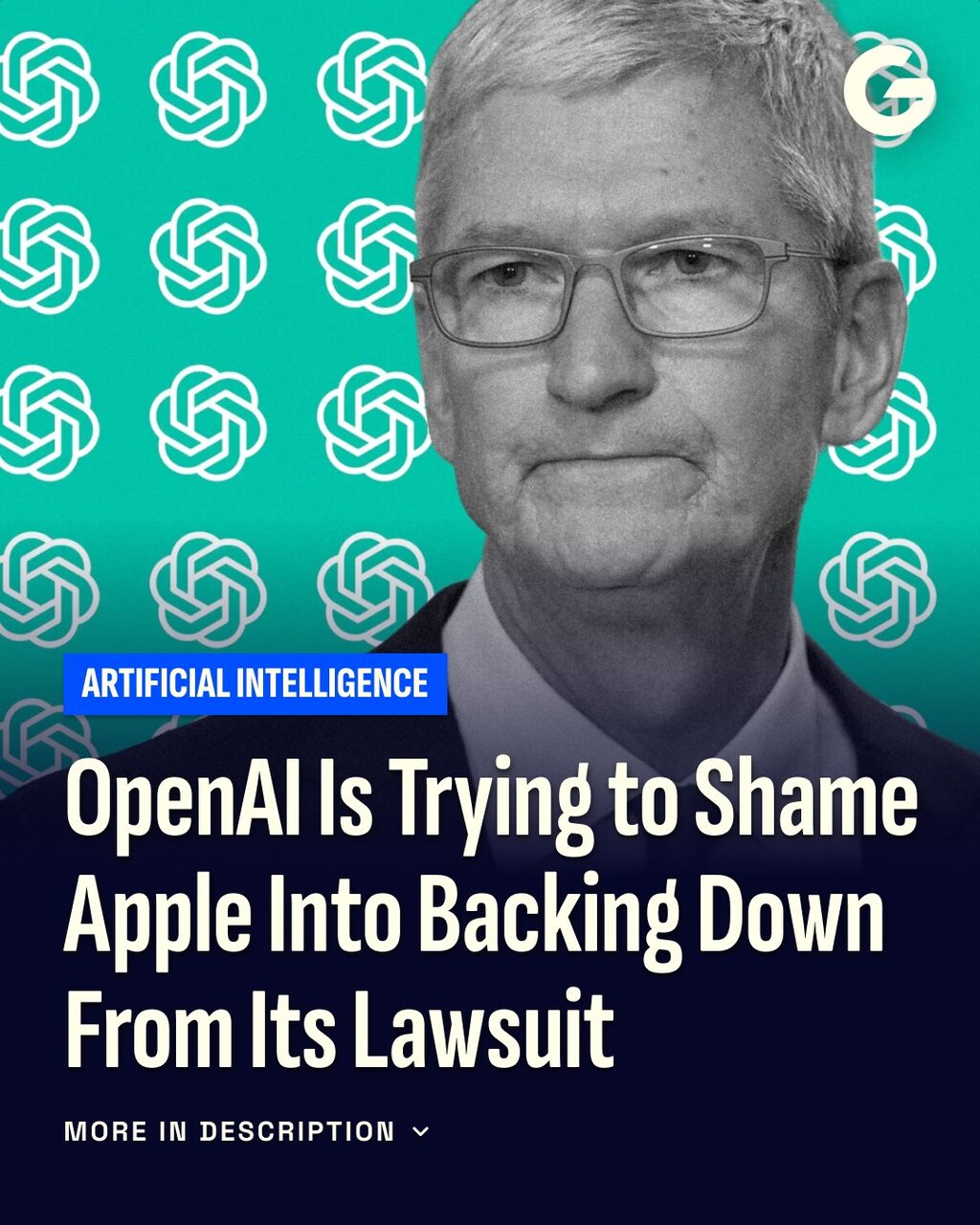 OpenAI Is Trying to Shame Apple Into Backing Down From Its Lawsuit