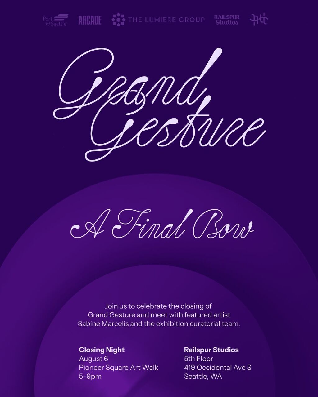 RSVP for the Closing of Grand Gesture