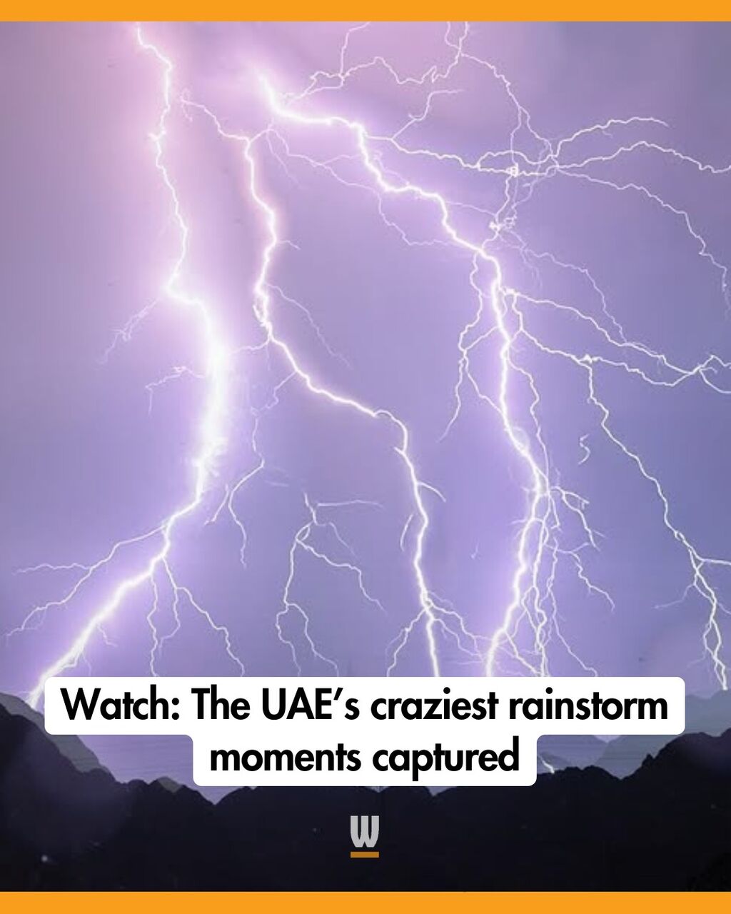 Watch: Rainstorms caught on camera across the UAE