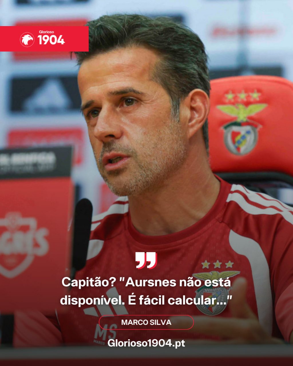 Altera&ccedil;&otilde;es no onze, Schjelderup e capit&atilde;es: Tudo o que disse Marco Silva antes do Benfica - Hearts