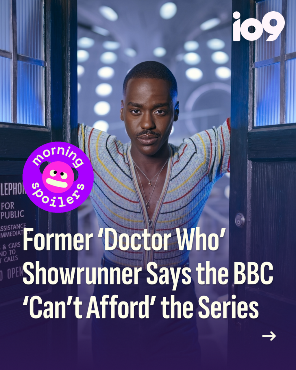 Former &lsquo;Doctor Who&rsquo; Showrunner Says the BBC &lsquo;Can&rsquo;t Afford&rsquo; the Series