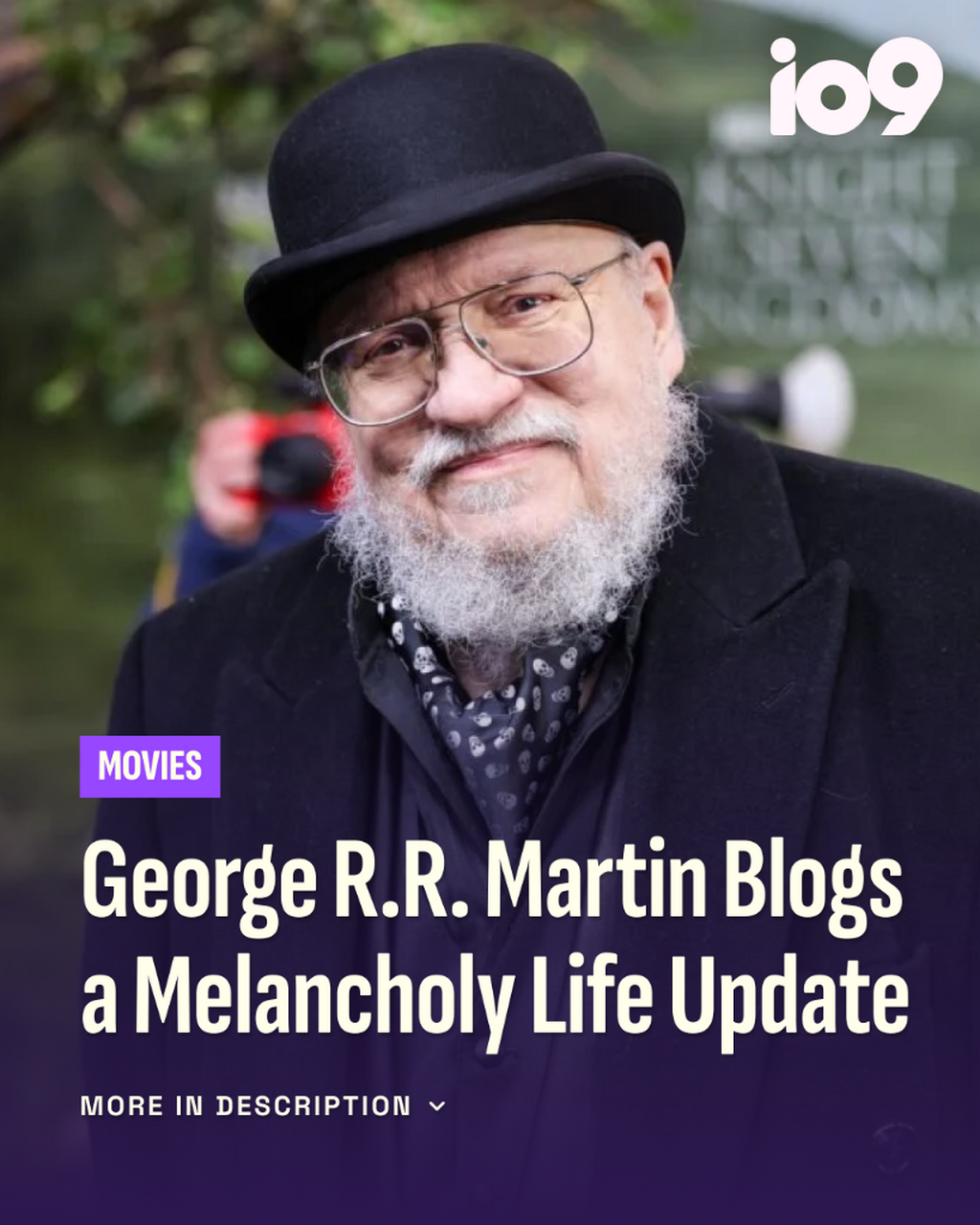 George R.R. Martin Blogs a Melancholy Life Update