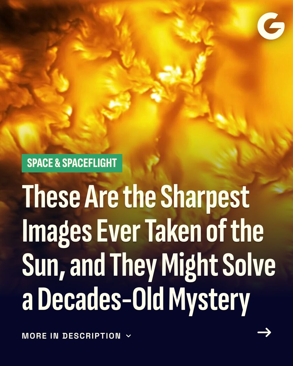These Are the Sharpest Images Ever Taken of the Sun, and They Might Solve a Decades-Old Mystery