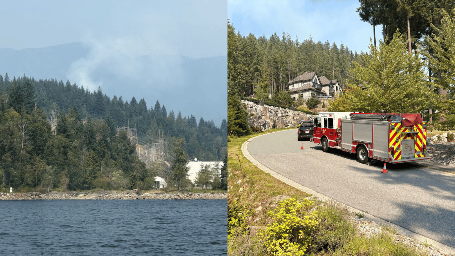 Crews battling out-of-control wildfire at Belcarra Regional Park