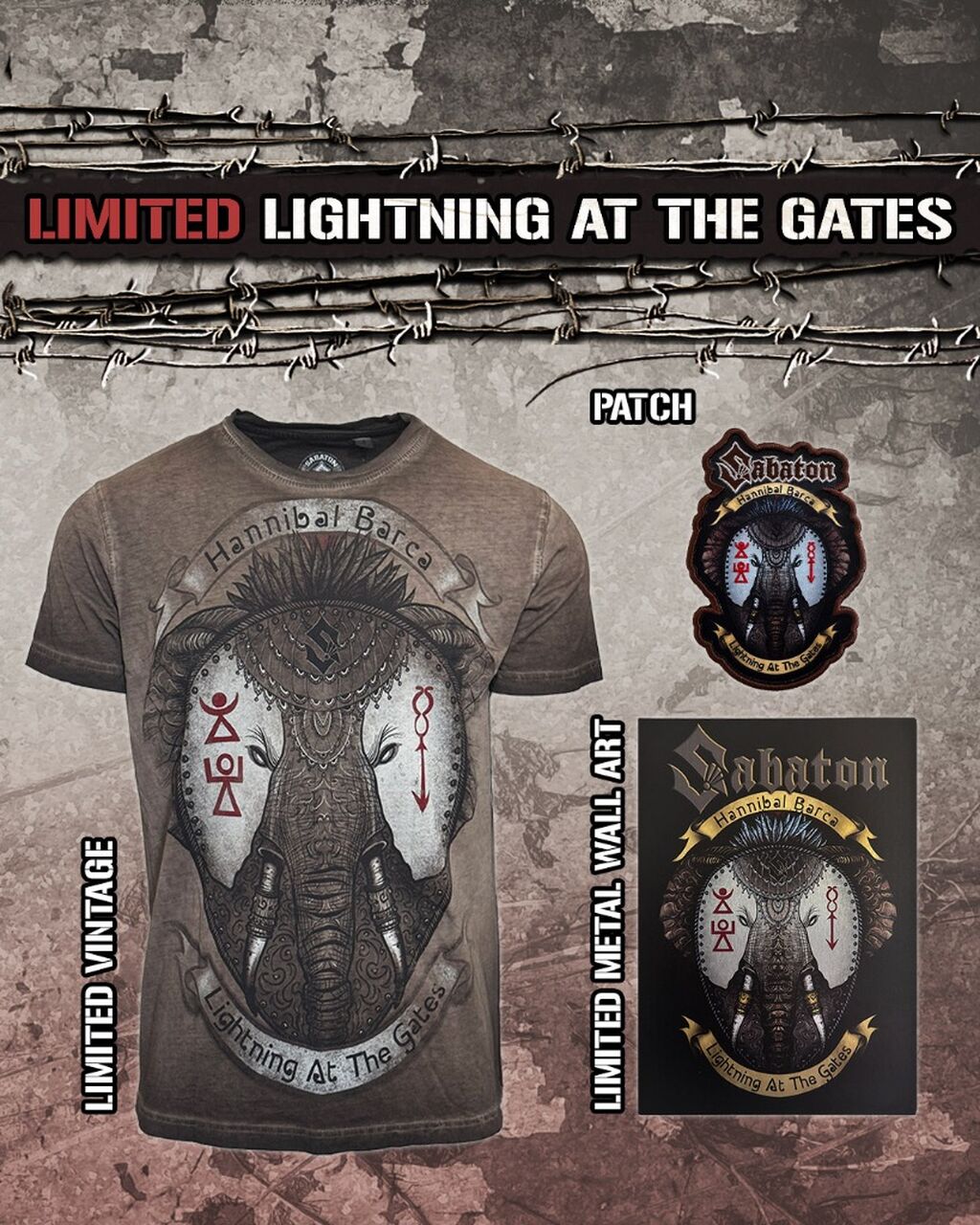 ⚡🐘 LIMITED "LIGHTNING AT THE GATES" DROP!