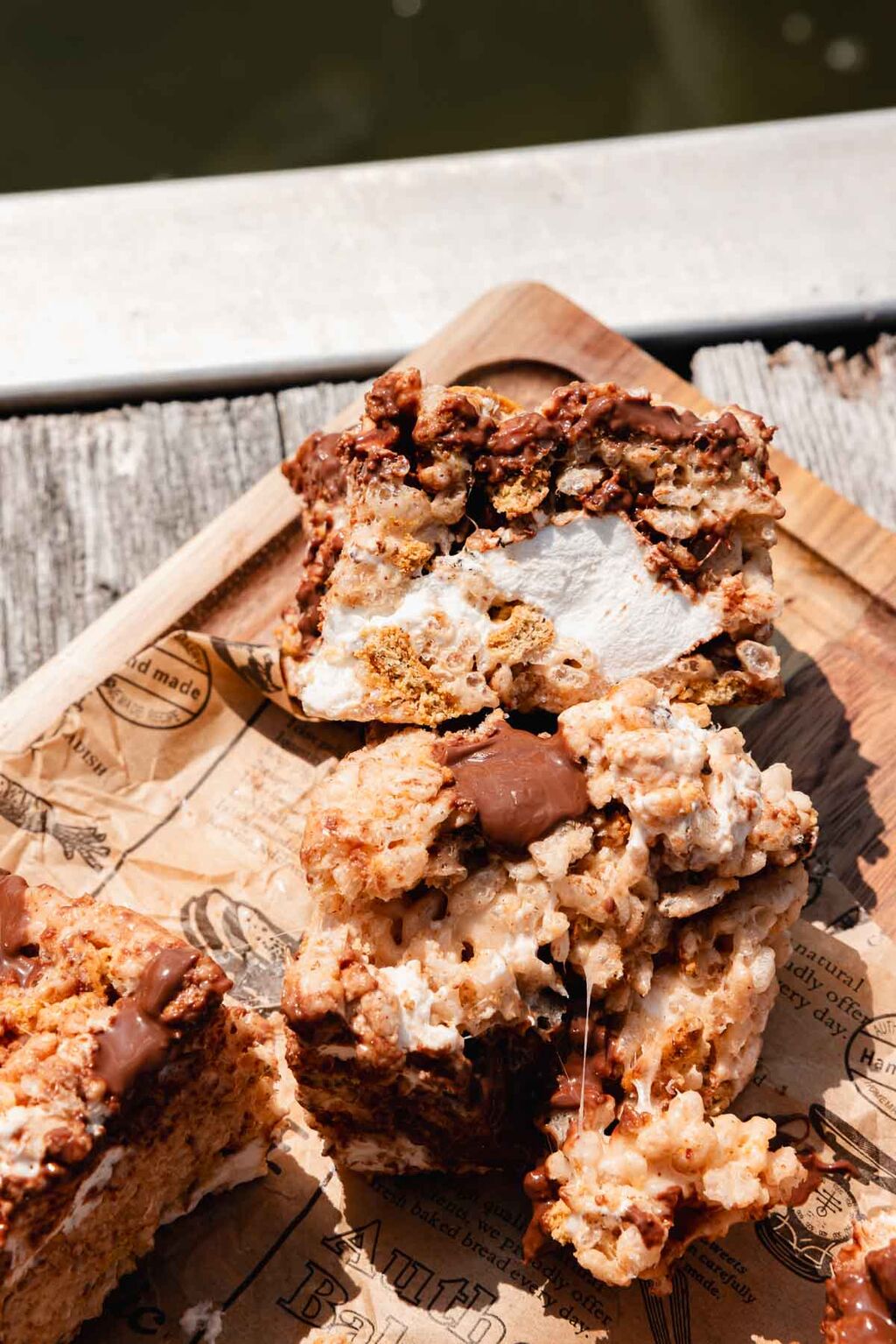 Smores Rice Krispies Treats