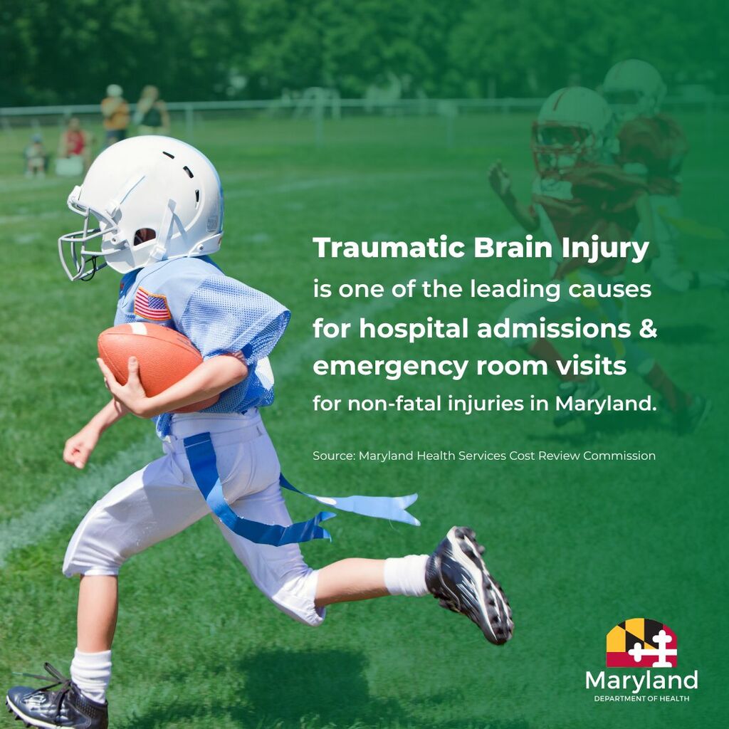 Traumatic Brain Injury is one of the leading causes for hospital admissions and emergency room visits for non-fatal injuries in Maryland. Click to learn more.