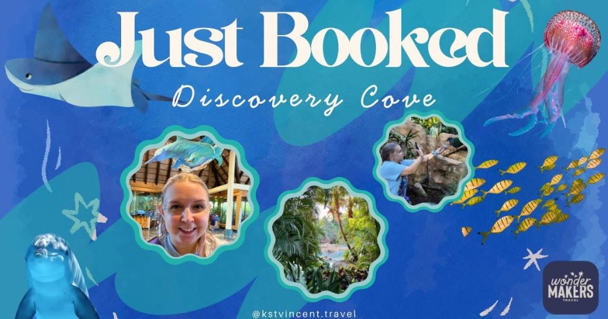 Just Booked - Discovery Cove