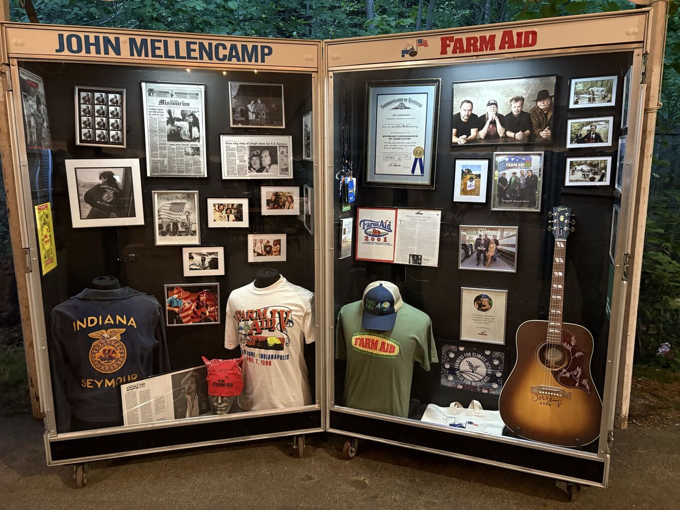 Look Inside John Mellencamp's Farm Aid Road Case