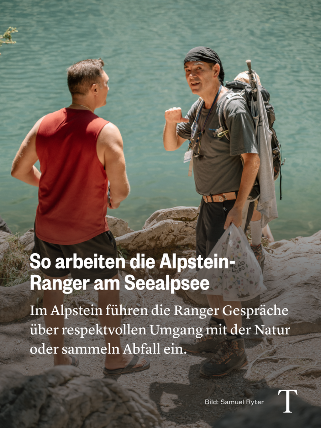 So arbeiten die Alpstein-Ranger am Seealpsee