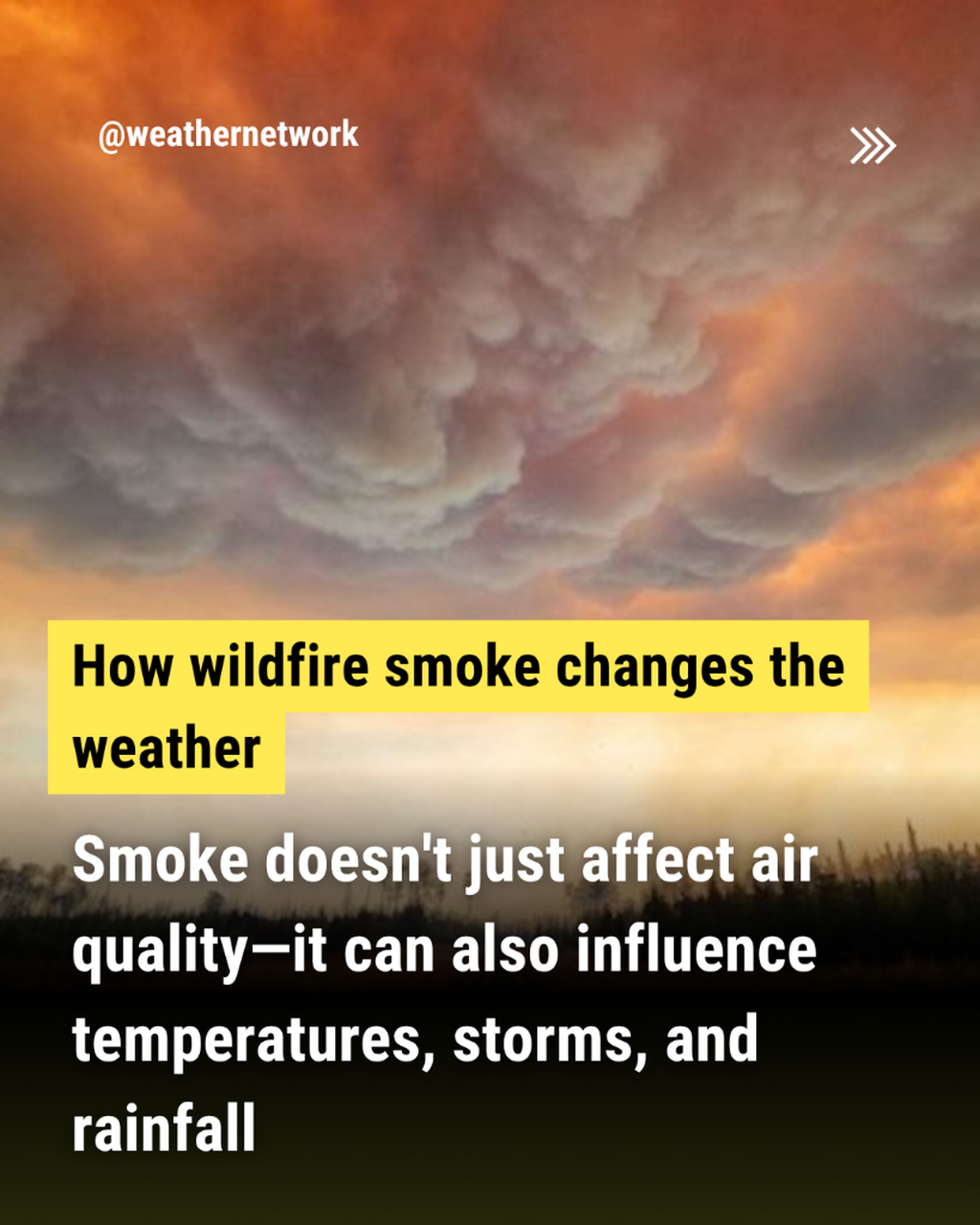  From flames to forecasts: How wildfire smoke affects your weather