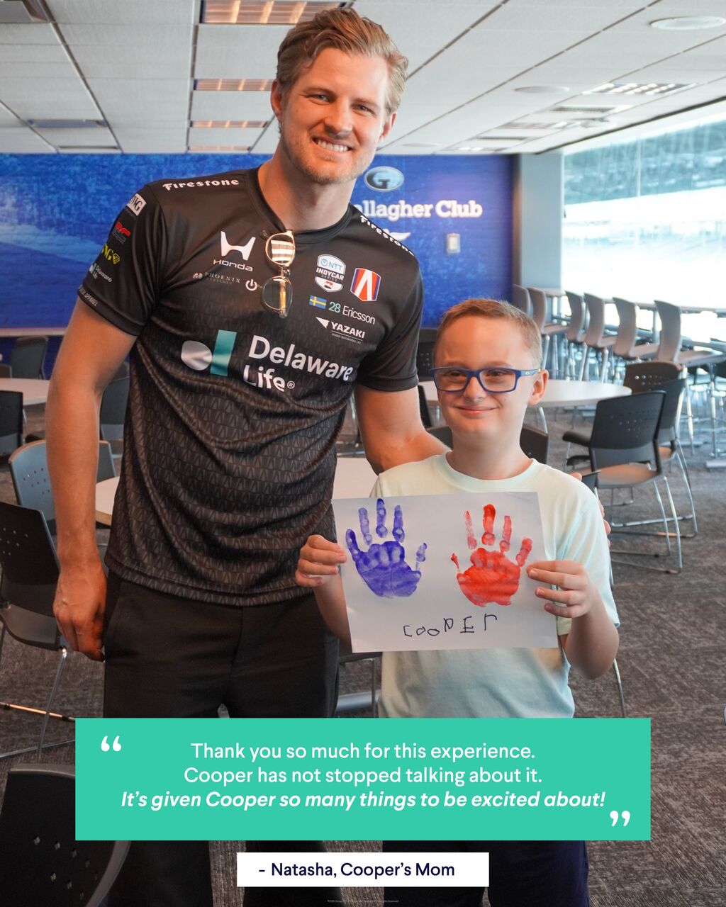 Our partnership with Andretti and Peyton Manning Children&rsquo;s Hospital