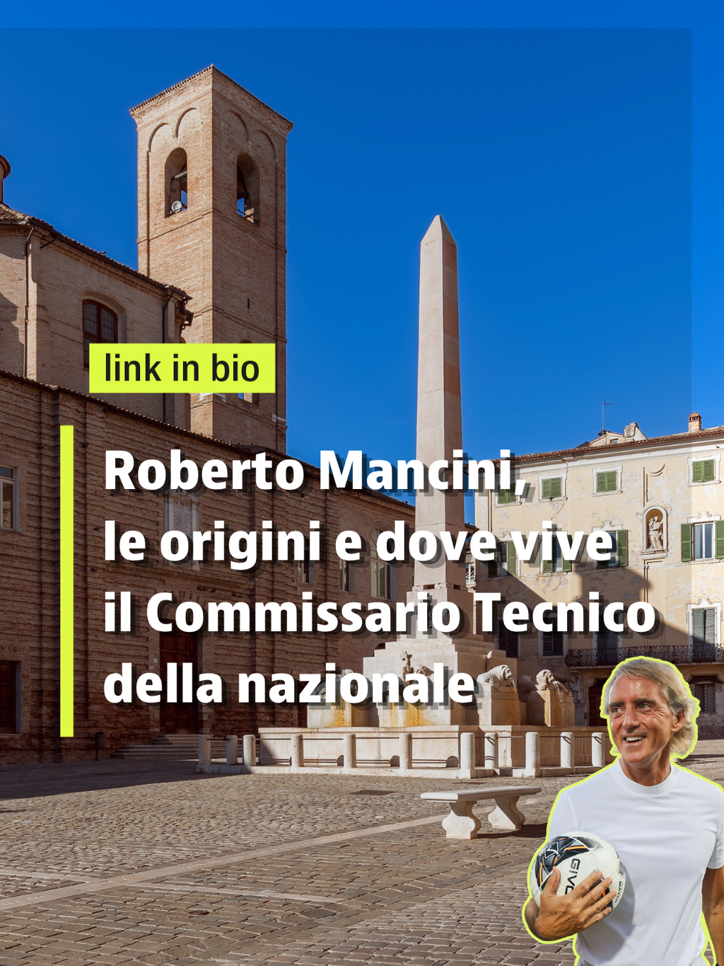 Dove vive Roberto Mancini il nuovo CT della Nazionale di Calcio Italiana