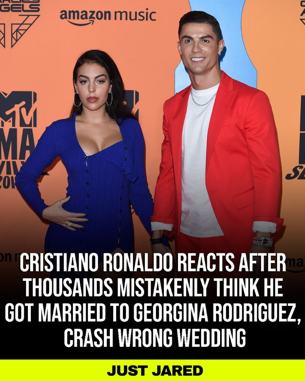 Cristiano Ronaldo Reacts After Thousands Mistakenly Think He Got Married to Georgina Rodriguez, Crash Wrong Wedding
