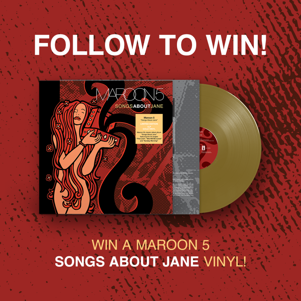 WIN A MAROON 5 EXCLUSIVE GOLD VINYL