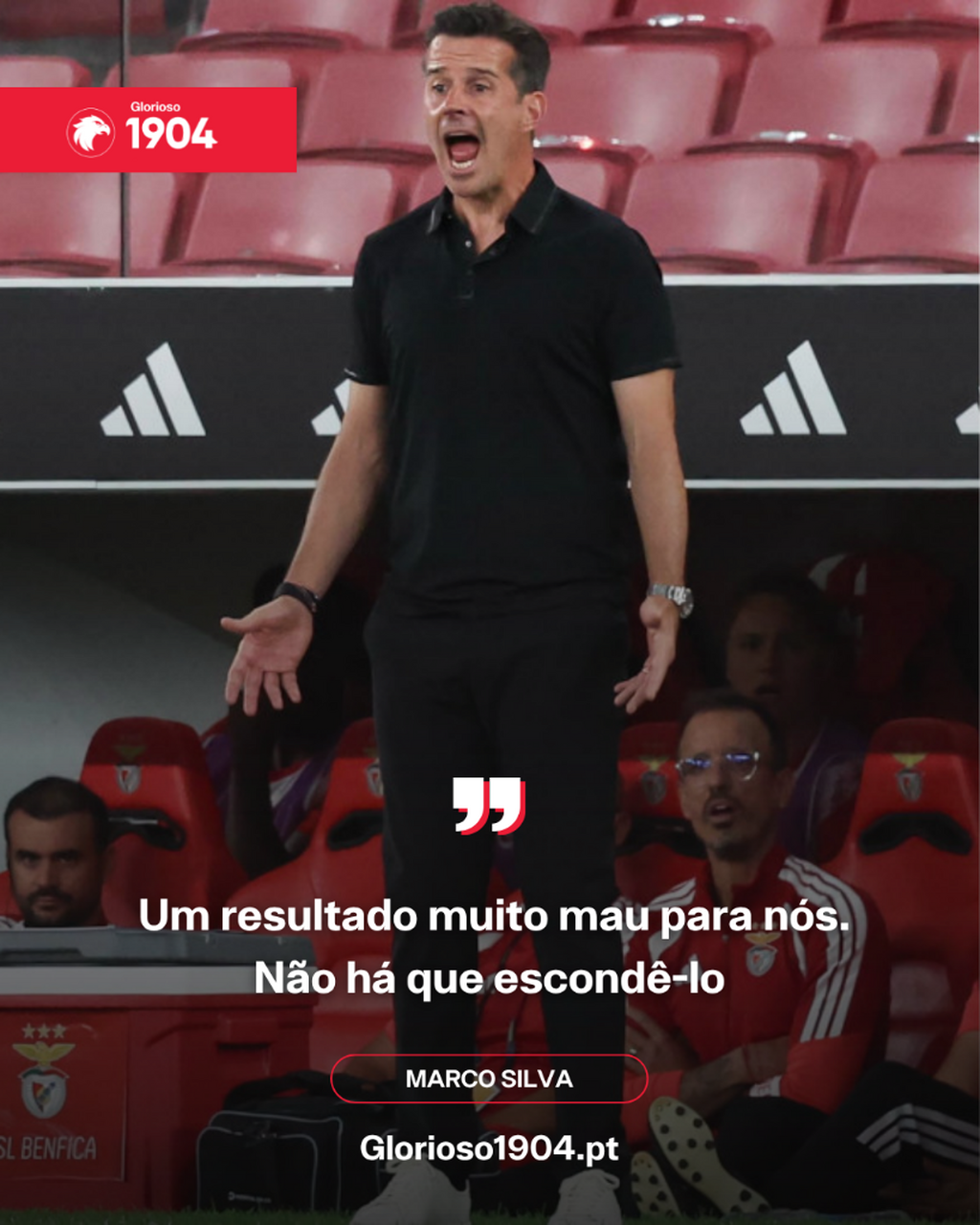 Frustra&ccedil;&atilde;o, adeptos e Porto; Tudo o que disse Marco Silva ap&oacute;s empate do Benfica