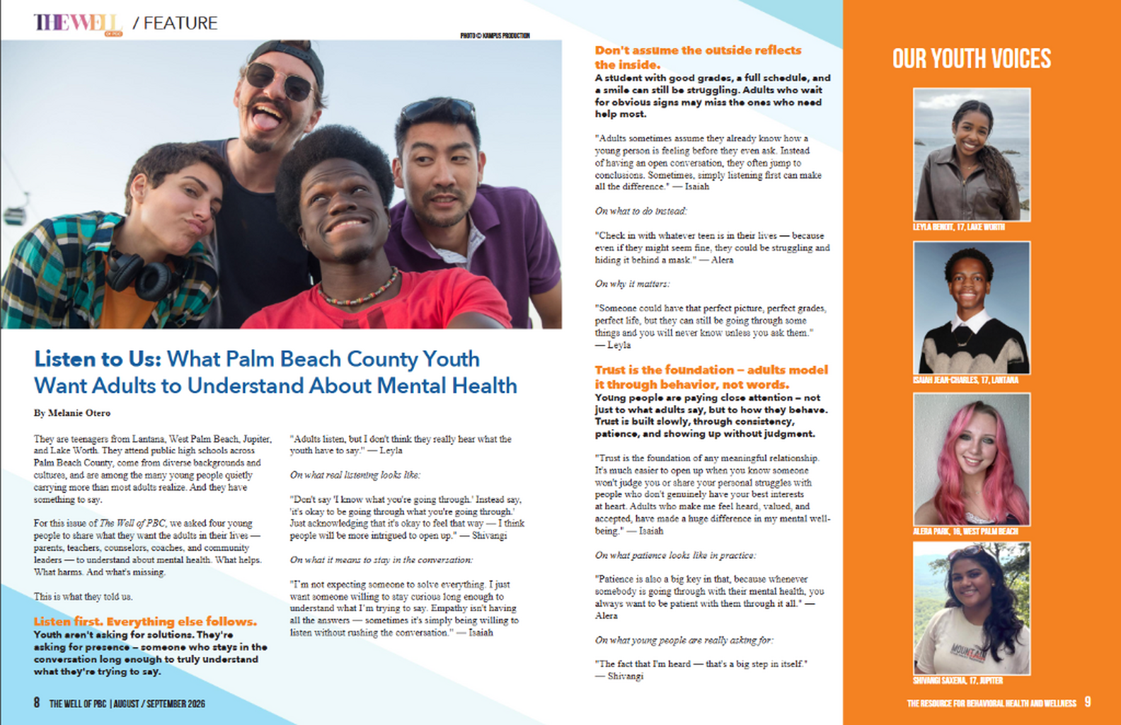 Future Leaders featured in The Well of PBC 