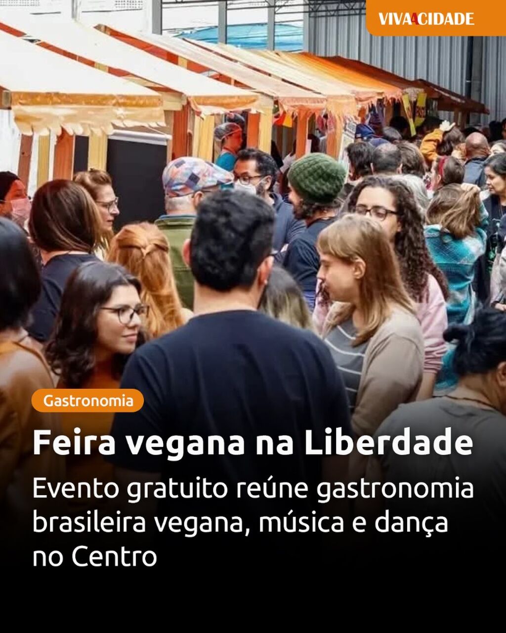 Feira vegana na Liberdade
