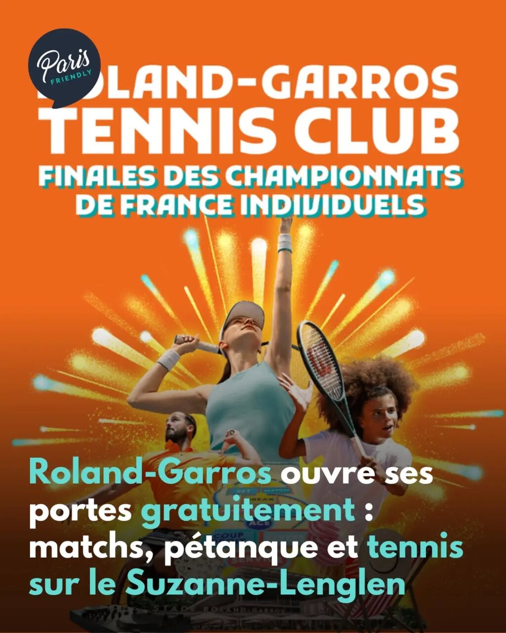 Roland-Garros est gratuit en ao&ucirc;t, et vous pouvez m&ecirc;me jouer sur le Suzanne-Lenglen.