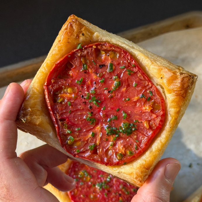 Savory Tomato Puffs