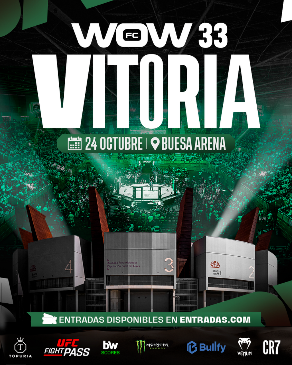 ENTRADAS WOW 33 VITORIA