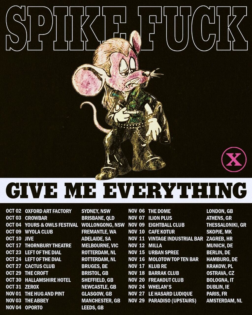 Spike fuck tour 