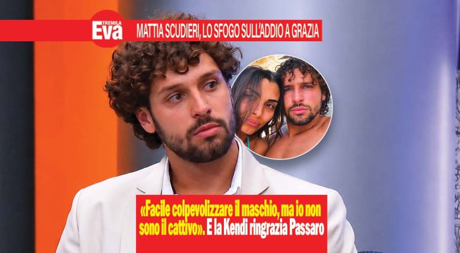 Mattia Scudieri e l'addio a Grazia Kendi: non sono il cattivo