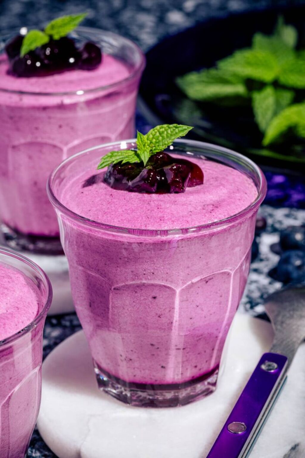 Recette simple de mousse aux bleuets | Bon pour toi