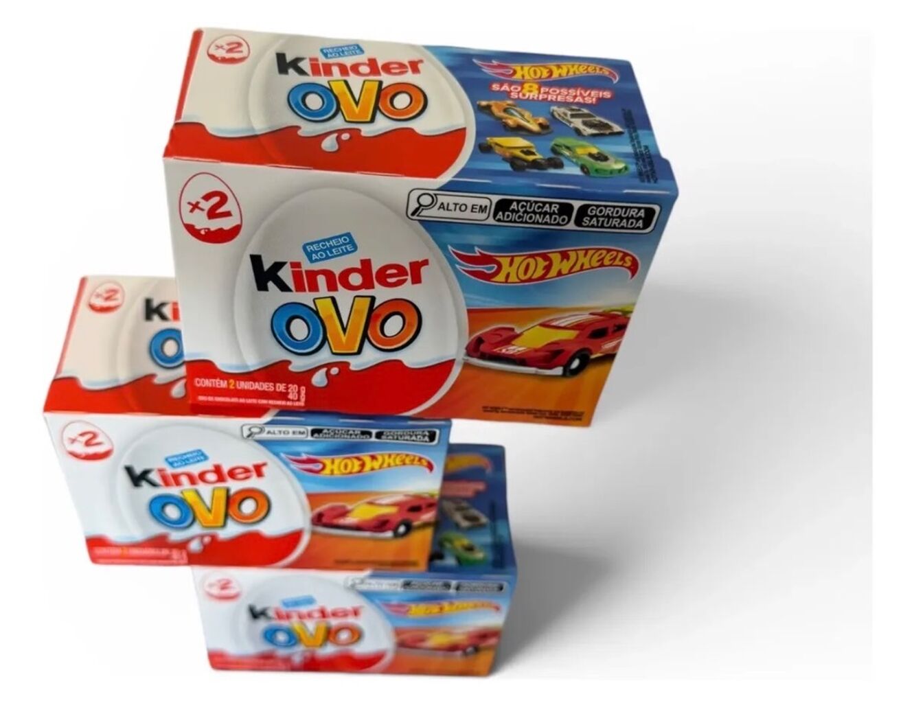 3 KINDER HOT WHEELS 