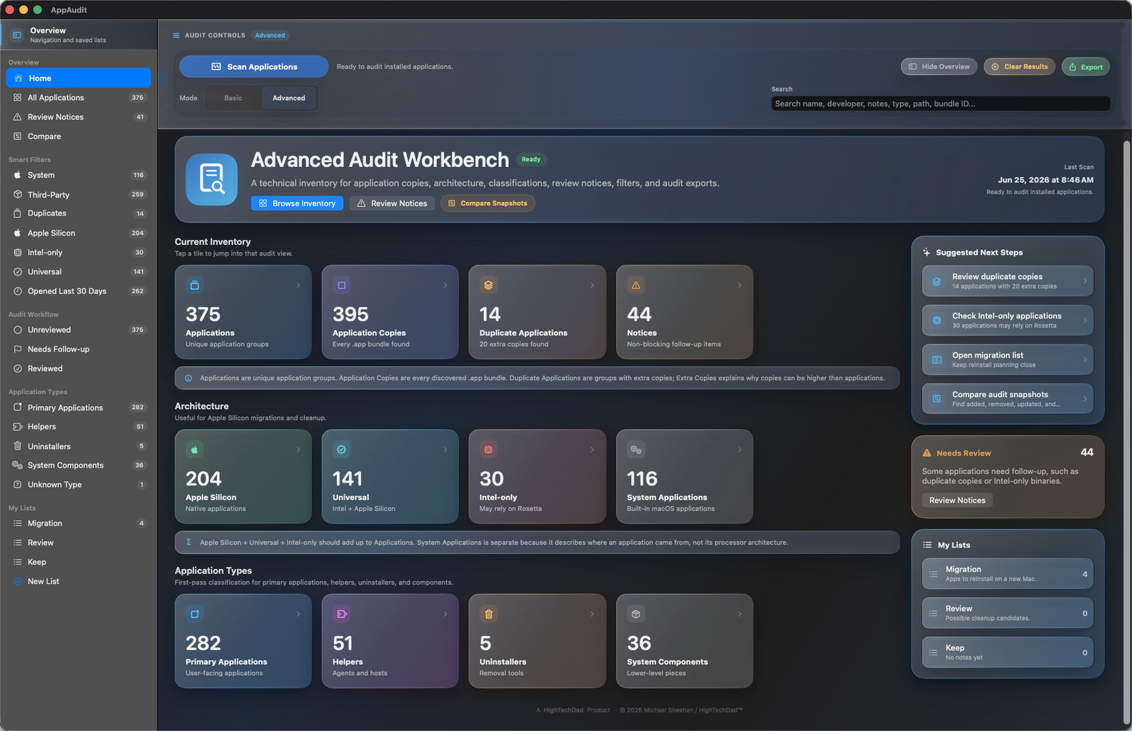 Shop > AppAudit Pro (Early Adopter Direct License) - HighTechDad&trade;