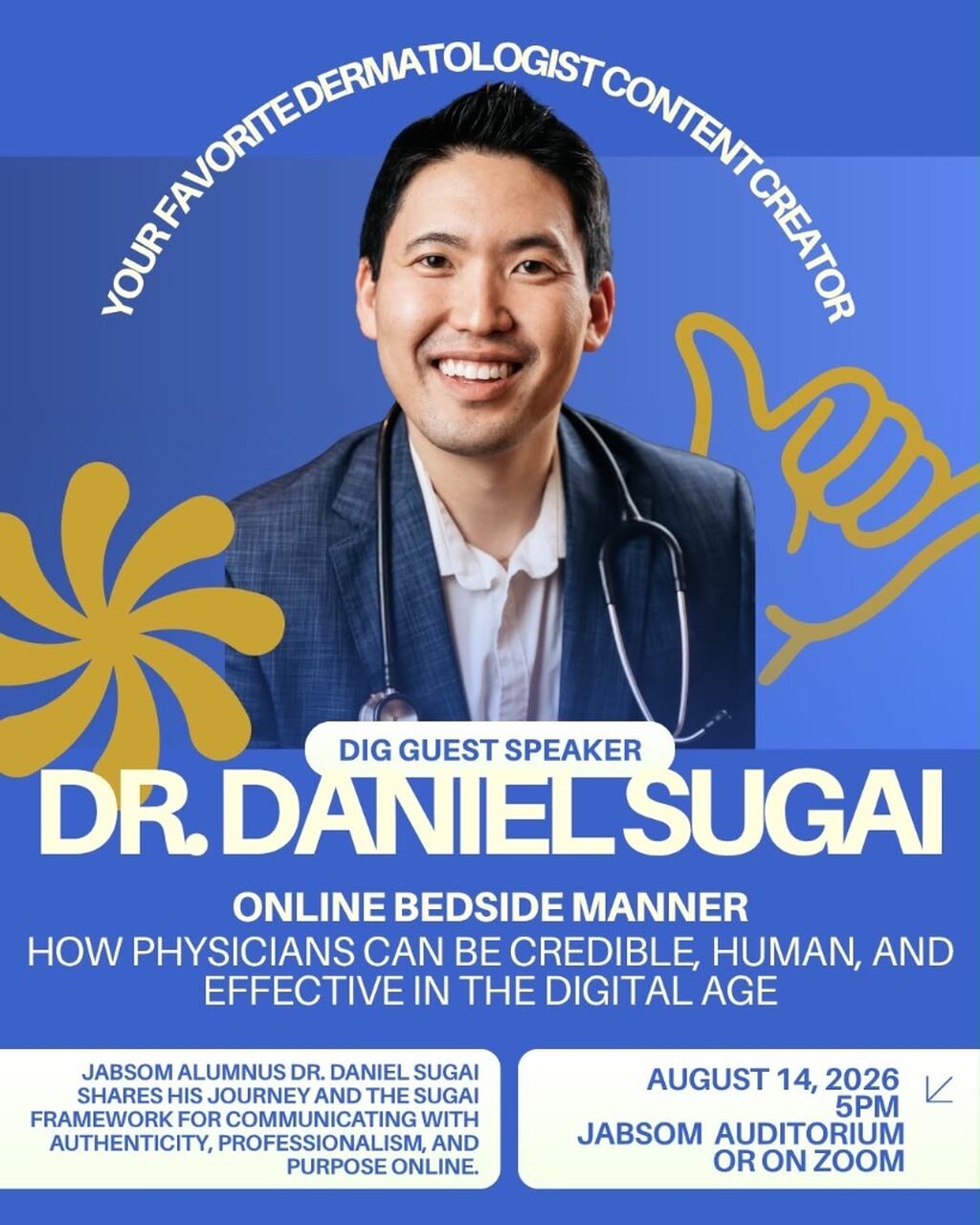 DIG Guest Speaker, Dr. Daniel Sugai, RSVP