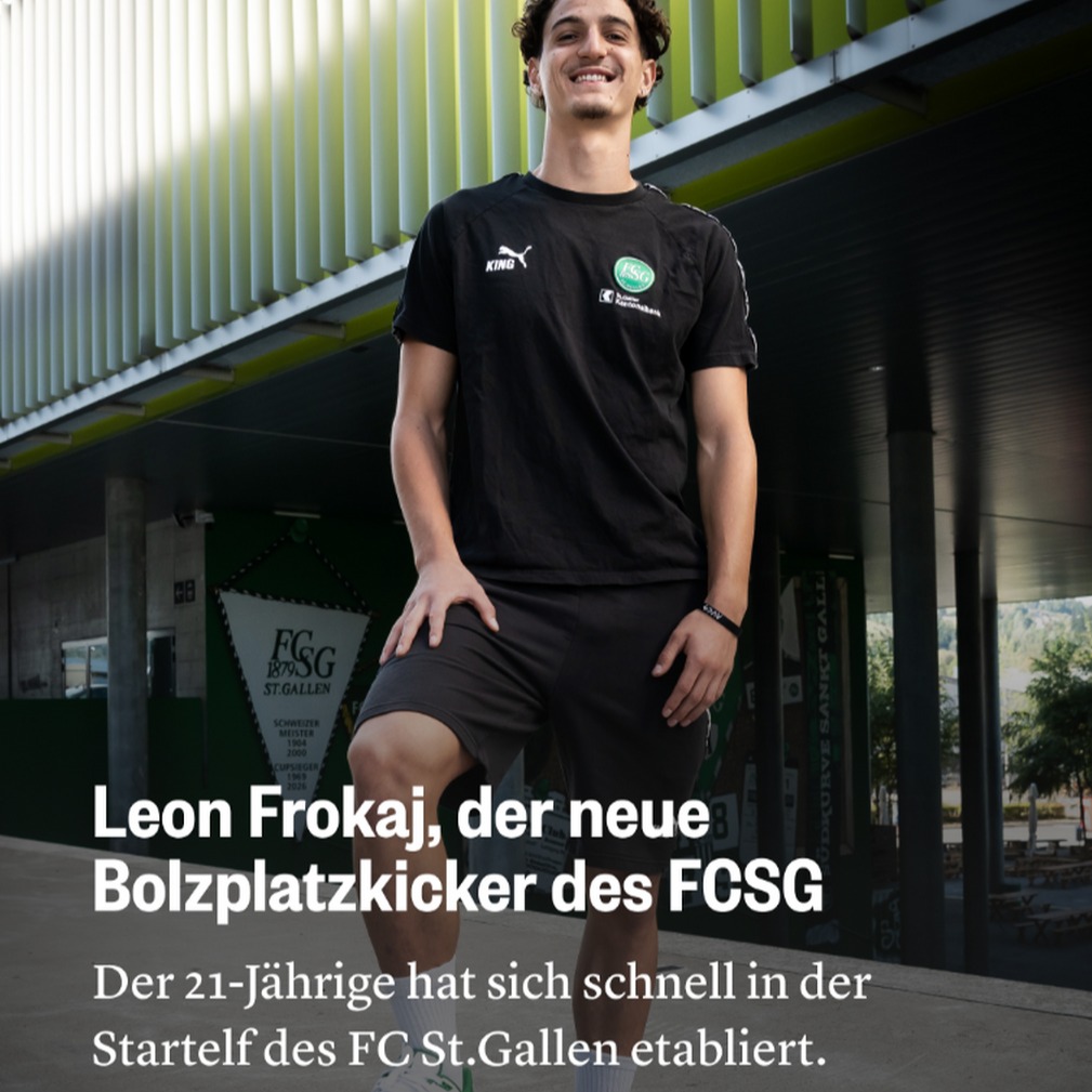 Leon Frokaj, der neue Bolzplatzkicker des FCSG