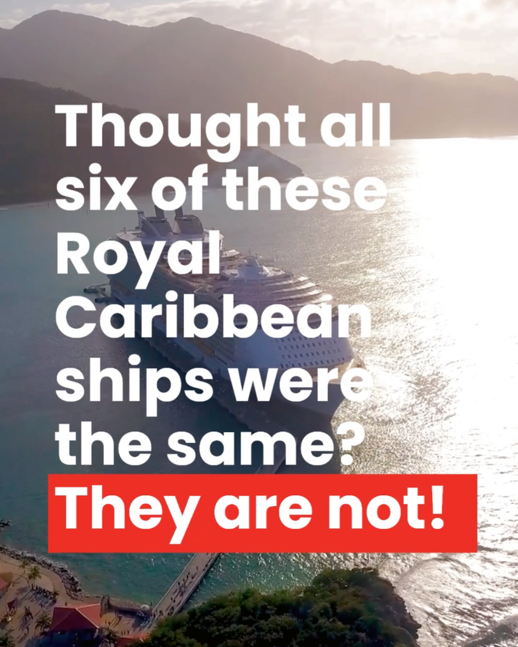 ROYAL CARIBBEAN SHIPS ARE NOT ALL THE SAME