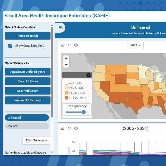 Small Area Health Insurance Estimates Data Tool